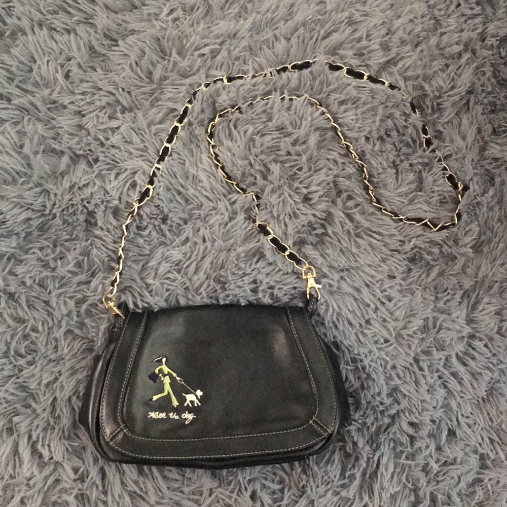 Black crossbody bag